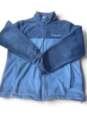Columbia Two-Tone Blue Fleece Jacket